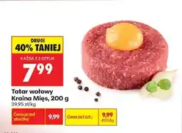 Biedronka Tatar wołowy Kraina Mięs 200 g oferta