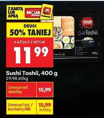 Biedronka Sushi Toshii 400 g oferta