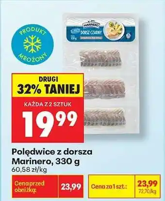 Biedronka Polędwice z dorsza Marinero, 330 g oferta