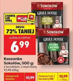 Biedronka Kaszanka Sokołów, 500 g oferta