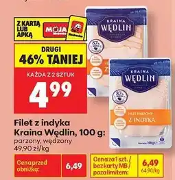 Biedronka Filet z indyka Kraina Wędlin , 100 g oferta