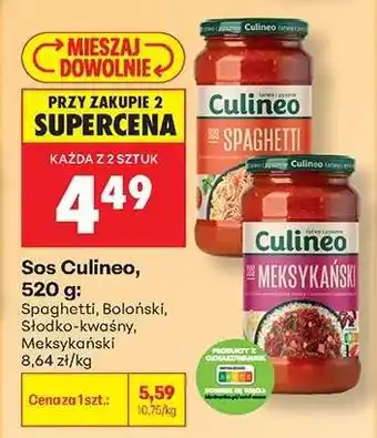 Biedronka Sos Culineo, 520 g oferta