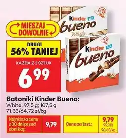 Biedronka Batoniki Kinder Bueno oferta