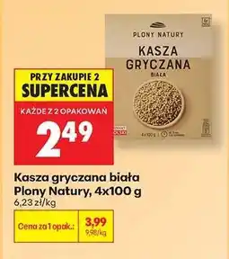 Biedronka Kasza gryczana biała Plony Natury 4x100 g oferta
