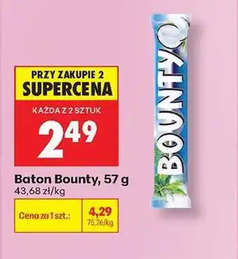 Biedronka Baton Bounty, 57 g oferta