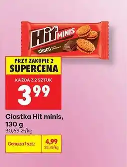 Biedronka Ciastka Hit minis, 130 g oferta