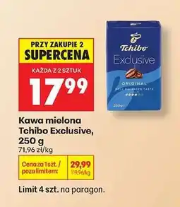 Biedronka Kawa mielona Tchibo Exclusive , 250 g oferta