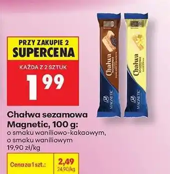 Biedronka Chałwa sezamowa Magnetic, 100 g oferta
