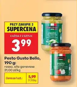 Biedronka Pesto Gusto Bello, 190 g oferta