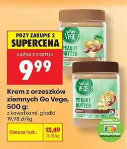 Biedronka Krem z orzeszków ziemnych Go Vege, 500 g oferta