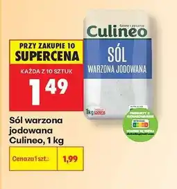 Biedronka Sól warzona jodowana Culinéo, 1 kg oferta