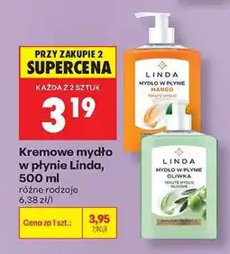 Biedronka Kremowe mydło w płynie Linda, 500 ml oferta