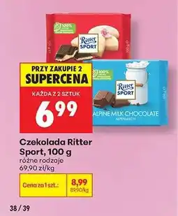 Biedronka CZEKOLADA RITTER SPORT 100 G oferta