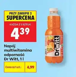 Biedronka Napój multiwitamina odporność Dr Witt, 1 l oferta
