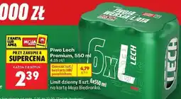 Biedronka Piwo Lech Premium, 550 ml oferta