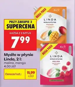 Biedronka Mydło w płynie Linda, 2 l oferta