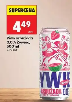Biedronka Piwo arbużada 0,0% Żywiec, 500 ml oferta