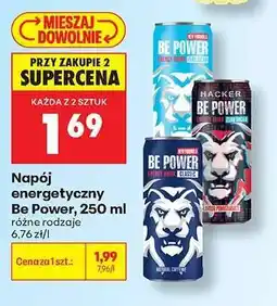 Biedronka Napój energetyczny Be Power 250 ml oferta