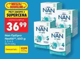 Biedronka Nan Optipro Nestlé 650 g : oferta