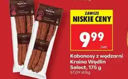 Biedronka Kabanosy z wędzarni Kraina Wędlin Select , 175 g oferta