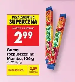 Biedronka Guma rozpuszczalna Mamba, 106 g oferta