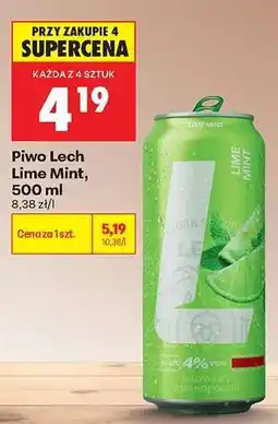 Biedronka Piwo Lech lime mint, 500 ml oferta