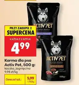 Biedronka Karma dla psa Activ Pet, 500 g oferta