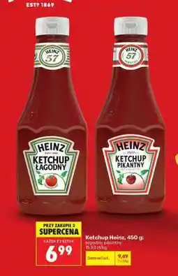 Biedronka Ketchup Heinz , 450 g oferta