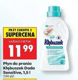 Biedronka Płyn do prania Kłębuszek Dada Sensitive, 1,5 l oferta