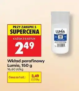 Biedronka Wkład parafinowy Lumia , 150 g oferta