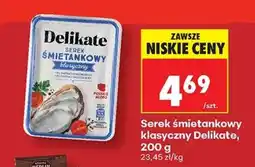 Biedronka Serek śmietankowy klasyczny Delikate, 200 g oferta