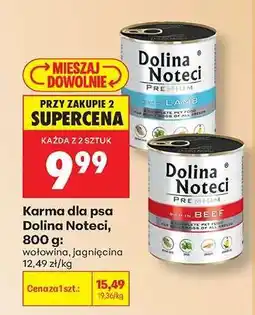 Biedronka Karma dla psa Dolina Noteci, 800 g oferta