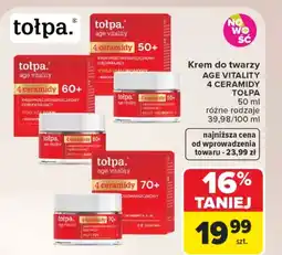 Carrefour Krem do twarzy Tołpa oferta