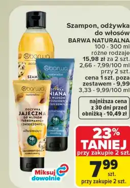 Carrefour Odżywka do włosów Barwa oferta