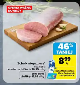 Carrefour Schab wieprzowy Carrefour oferta