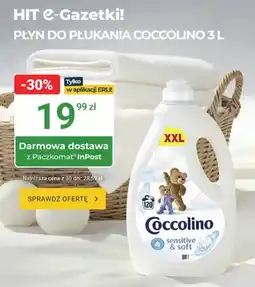 ERLI Płyn do płukania Coccolino Sensitive & Soft oferta