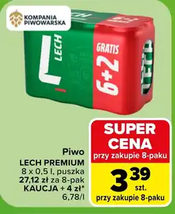 Carrefour Piwo Lech oferta