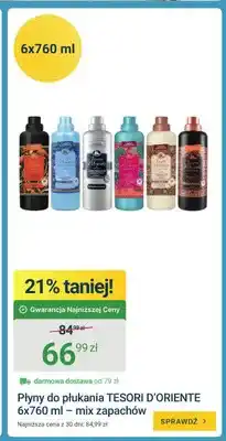 ERLI Płyn do płukania Tesori d'Oriente mix zapachów oferta