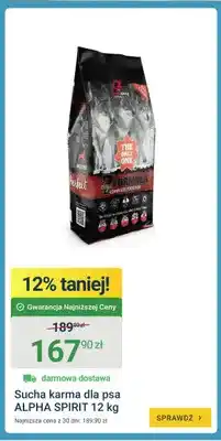 ERLI Sucha karma dla psa Alpha Spirit oferta