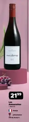 Netto Wino czerwone półwytrawne Les Amourettes Merlot oferta