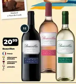 Netto Wino różowe półsłodkie Beauvillon oferta