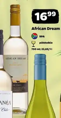 Netto Wino białe półsłodkie African Dream oferta