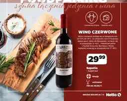 Netto Wino czerwone Sapatio Saperavi oferta