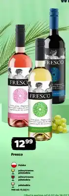 Netto Wino białe półwytrawne Fresco oferta