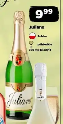 Netto Wino musujące Juliano półsłodkie oferta