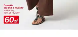 KiK Spodnie damskie z muślinu Janina oferta