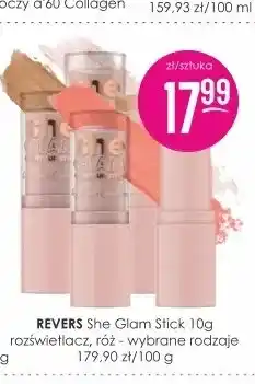 Jaśmin Rozświetlacz róż w sztyfcie Revers She Glam Stick oferta