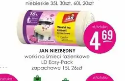 Jaśmin Worki na śmieci łazienkowe Jan Niezbędny LD Easy-Pack zapachowe oferta