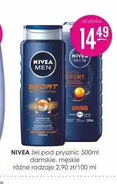 Jaśmin Żel pod prysznic Nivea Men Sport oferta