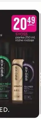 Jaśmin Pianka do włosów Syoss oferta